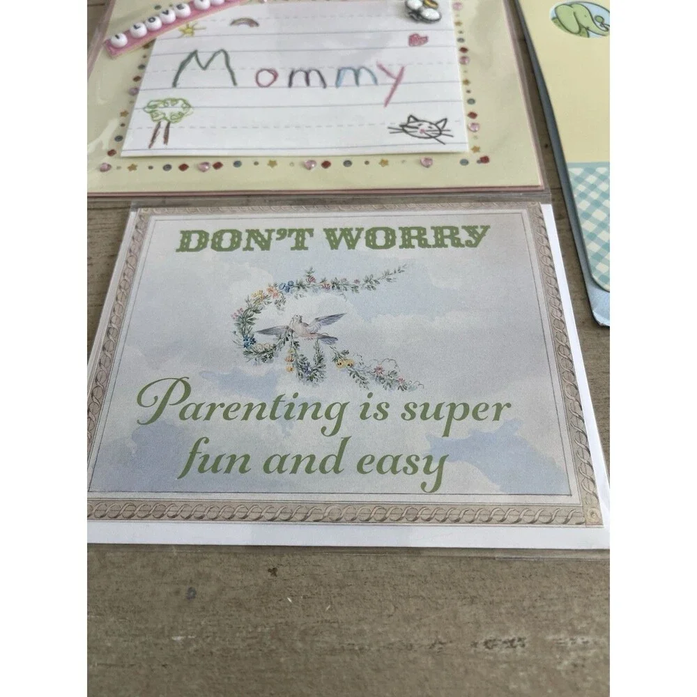 New Greeting Cards Lot of 7 – Birthday, Graduation, Baby, Wedding, Mothers Day